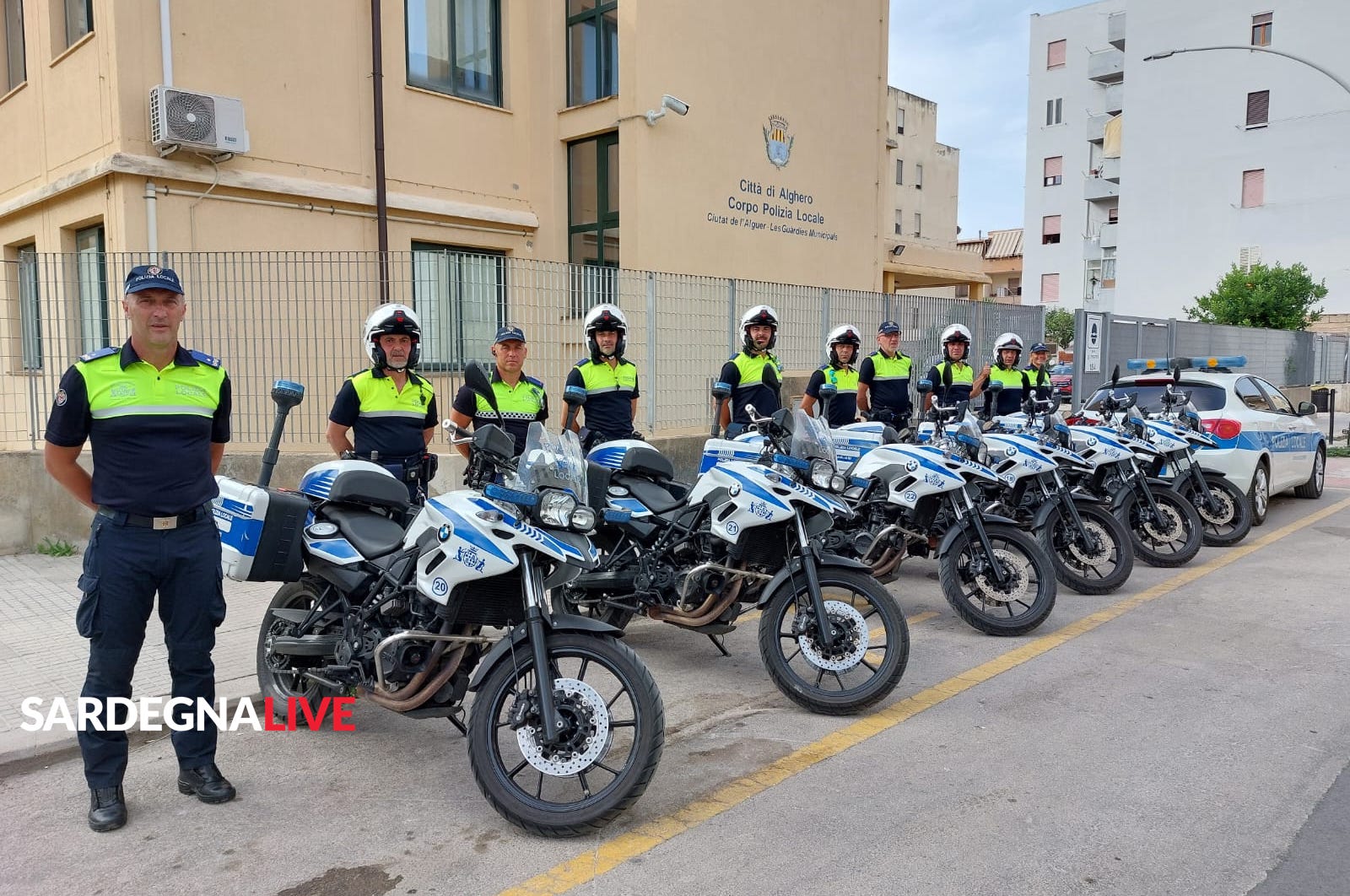 Da Cagliari ad Alghero dieci agenti della Polizia Locale per il Rally
