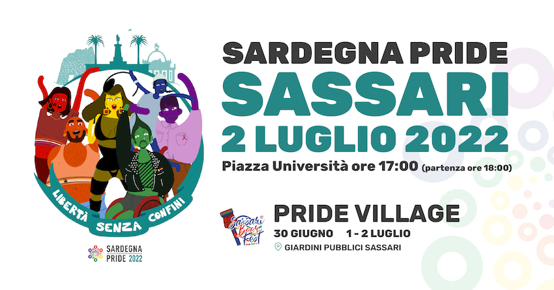 Torna il Sardegna Pride: il 2 luglio appuntamento a Sassari