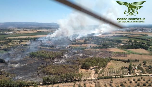 Sessanta ettari in fumo a Tottubella, case evacuate