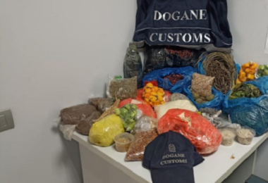 Arrivano all'aeroporto di Alghero con quasi 30 kg di vegetali di dubbia provenienza: sequestrati
