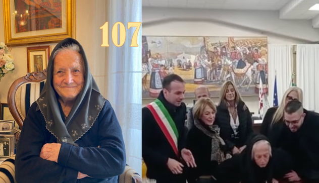 Sennori in festa. La signora Giovanna Francesca Ogana spegne 107 candeline - IL VIDEO