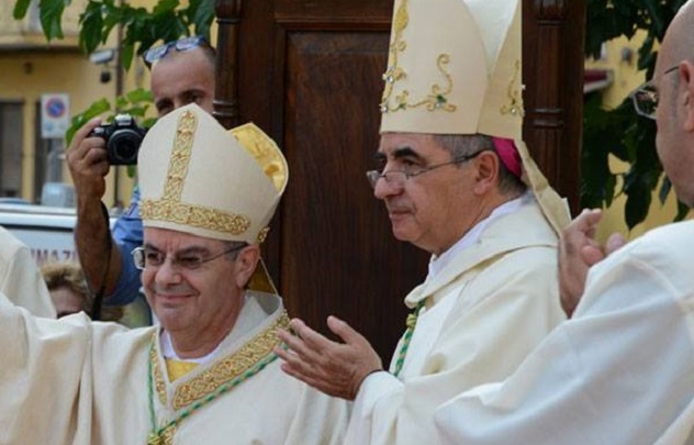 I vescovi di Ozieri Melis e Sanguinetti: 