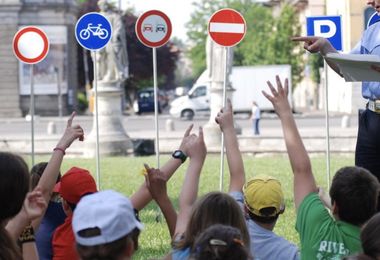 A Quartu i bambini imparano la sicurezza stradale giocando