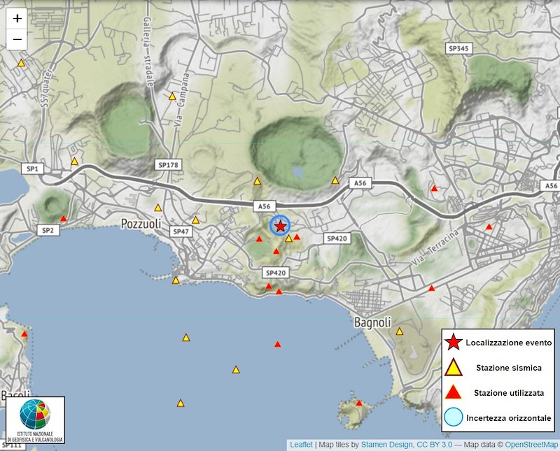 Terremoto oggi in Campania, scossa nei Campi Flegrei: paura a Pozzuoli