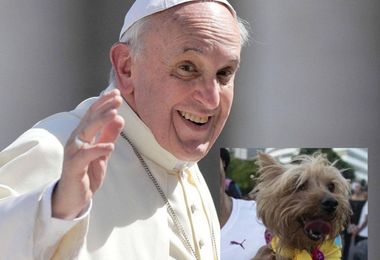Donna chiede a Papa Francesco di benedirle il cane: il Pontefice la sgrida