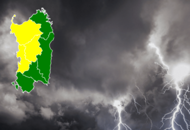 Piogge e temporali in Sardegna, nuova allerta meteo