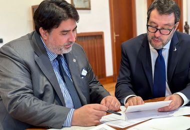 Infrastrutture, incontro Solinas-Salvini. “Più risorse per le opere strategiche”