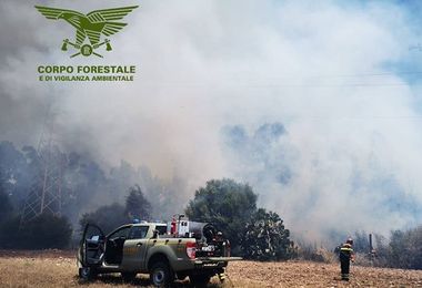 Vigilanza e lotta attiva agli incendi: in arrivo 230 volontari in Sardegna