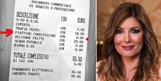 “Liguria, due euro in più per condividere la pasta”: la denuncia di Selvaggia Lucarelli