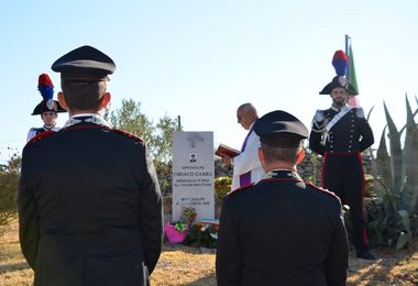 Ozieri: celebrata la commemorazione del sacrificio dell’Appuntato Ciriaco Carru e del Carabiniere Scelto Walter Frau