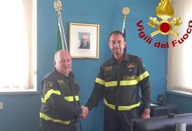 Vigili del fuoco: Antonio Giordano nuovo comandante a Sassari