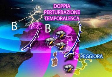 Meteo oggi Italia, arriva il maltempo con crollo termico: cosa succede entro il weekend