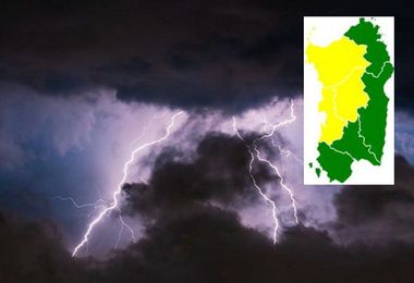 Maltempo: piogge e temporali in Sardegna, nuova allerta meteo