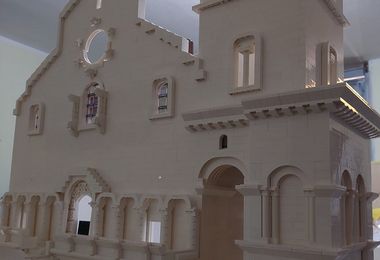 Cattedrale di Trani riprodotta con mattoncini Lego da Maurizio Lampis 