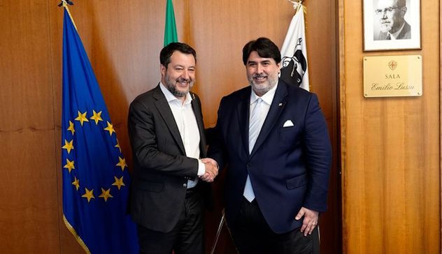 Salvini a Cagliari per un incontro con Solinas