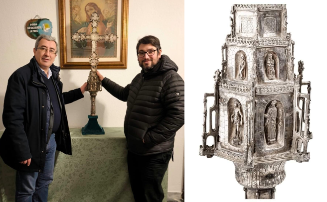 L’antica croce di Mandas torna a casa: era stata rubata 53 anni fa