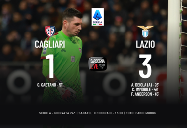 Cagliari-Lazio 1-3, quarta sconfitta consecutiva: la classifica si complica 