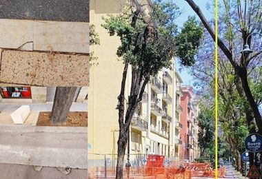 Cagliari, lo sfogo di cittadini e commercianti: “Il restyling via Dante è pericoloso”