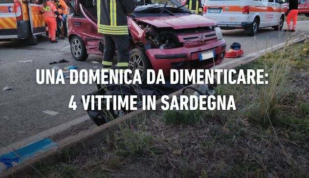 Una domenica da dimenticare: 4 vittime in Sardegna