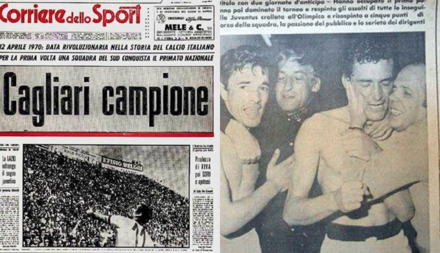 12 aprile 1970: 54 anni fa il Cagliari vinceva lo scudetto