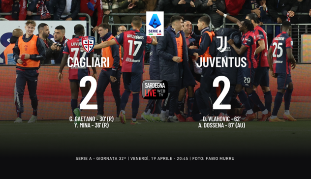 Cagliari-Juventus 2-2, un punto e tanti rimpianti per i rossoblù
