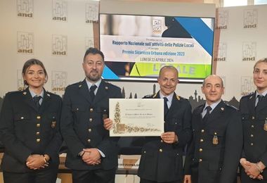 Alla Polizia locale di Sassari un premio nazionale Anci