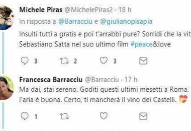 Barracciu-Piras, frecciatine su Twitter: 