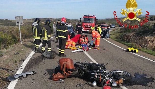 Auto contro moto: muore un 52enne sassarese 