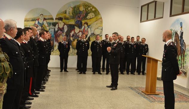 Il Generale di Divisione Giovanni Truglio incontra i Carabinieri del Comando Provinciale di Nuoro