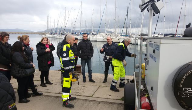 Prove di emergenza al porto: in azione la Protezione Civile