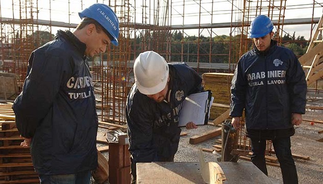 Sicurezza sul lavoro, controlli nei cantieri edili: denunciato imprenditore 