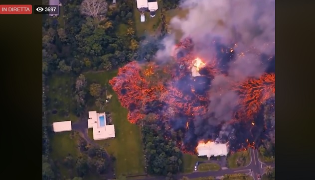 Eruzione del vulcano Kilauea alle Hawaii | VIDEO DIRETTA