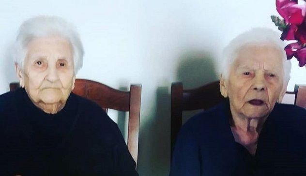 Due gemelle di 101 anni, la straordinaria storia di Rosa e Vittoria Berritta 