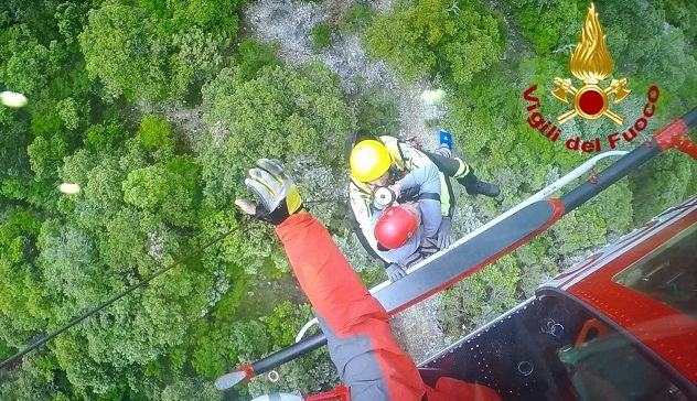 Turista tedesco cade sul Monte Maccione, interviene l'elisoccorso