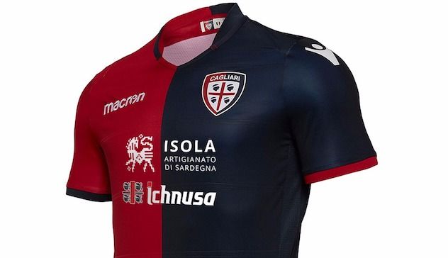 Cagliari calcio, svelata la nuova maglia rossoblù per la stagione 2018-2019