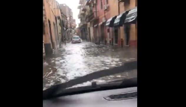 Ondata di maltempo in Sardegna: la città di Quartu allagata