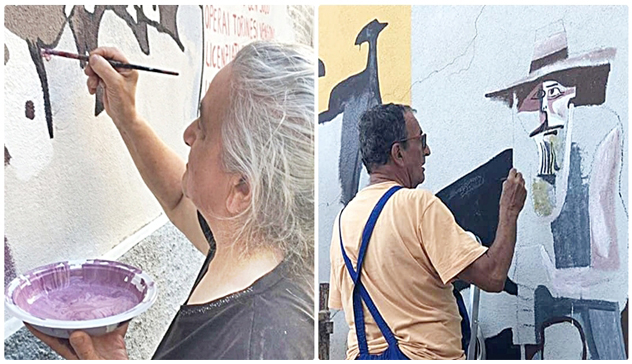 La nonnina zia Peppanna e l’orgoglio dei murales: “Così si valorizza la cultura di una comunità”