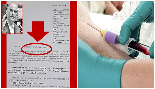  Scandalo Sanità, Pili: “Mancano i reagenti, stop agli esami del sangue”