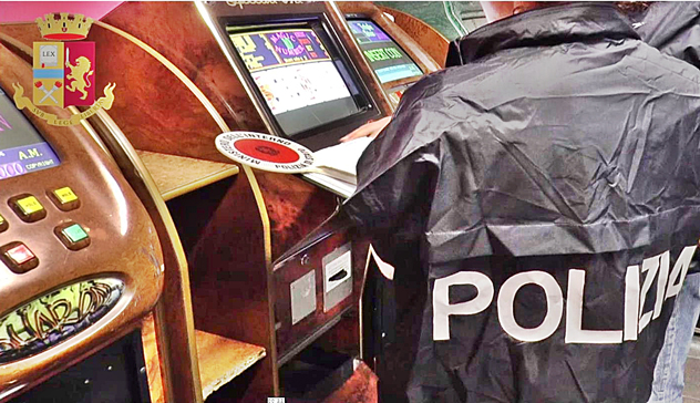  Video poker truccati, maxi multa da parte della Polizia di Stato