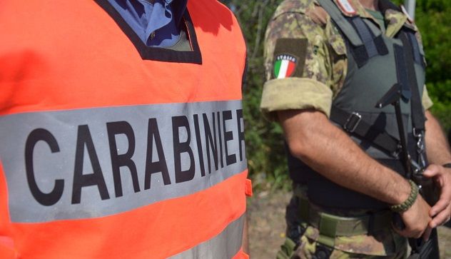Residuato bellico messo in sicurezza dai carabinieri