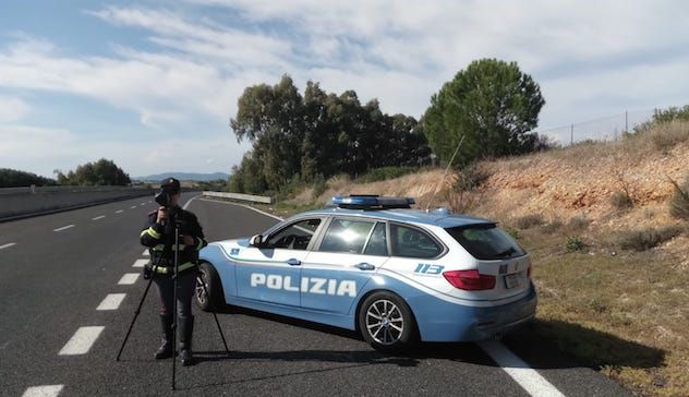 Sassari-Alghero: automobilista beccato a 224 km/h