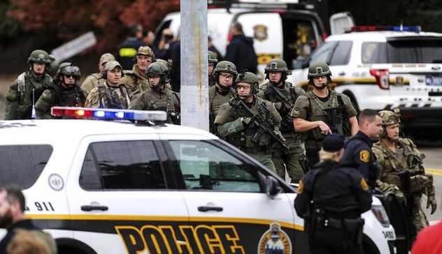 Strage nella sinagoga di Pittsburgh, almeno 11 morti