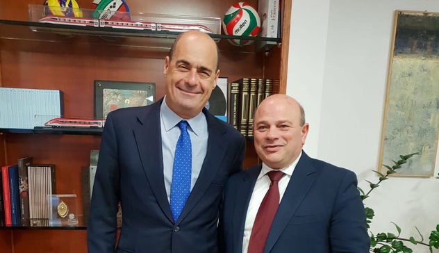 Rilancio del Partito Democratico: Nicola Sanna incontra Nicola Zingaretti