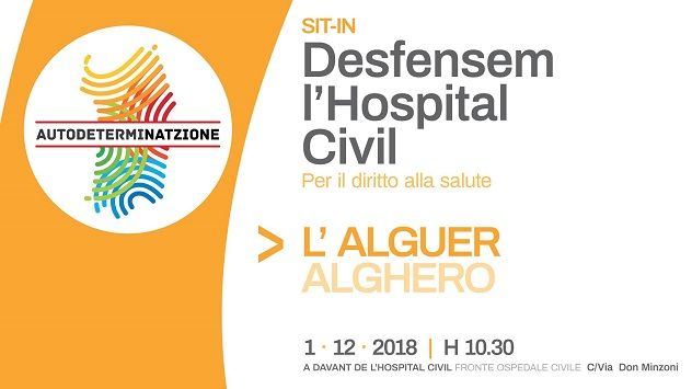 No alla riforma della rete ospedaliera sarda: Il sit-in di AutodetermiNatzione si sposta ad Alghero