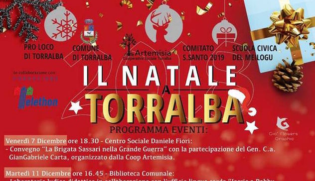 Da domani al 6 gennaio “Il Natale a Torralba” 2018