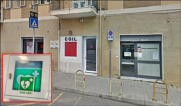 Defibrillatore, Spi Cgil è il primo sindacato cardioprotetto della Sardegna