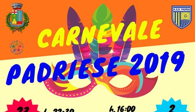 Al via il “Carnevale Padriese” 2019