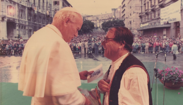 Papa Giovanni Paolo II e le launeddas