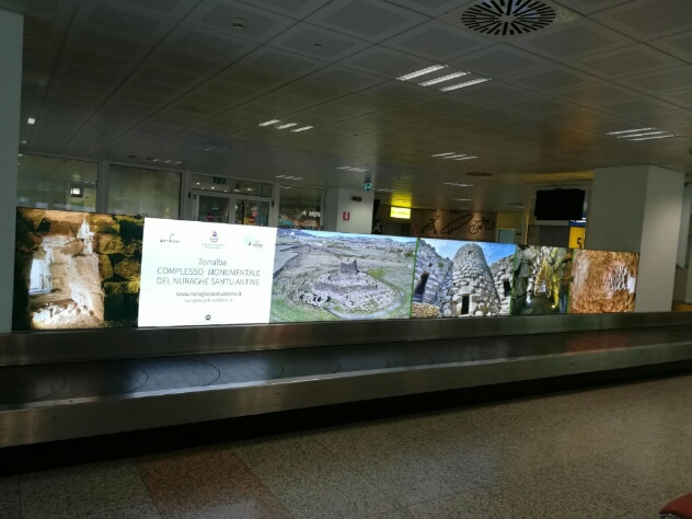 Il Nuraghe Santu Antine “In mostra” all’aeroporto Olbia-Costa Smeralda