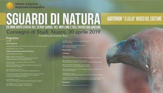 “Sguardi di Natura – Vent’anni dopo”, martedì 30 aprile un convegno all’auditorium Lilliu